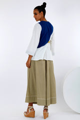 Asha - Overlap Belted Top