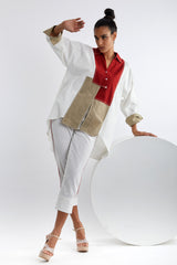 Taya Patchwork Shirt