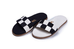 Hydra Sandals - Black/White