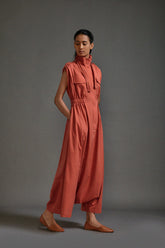 Rust Safari Sphara Jumpsuit