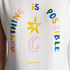 T-shirt Visby Anything -White