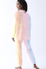 Ester Sweatpant - Honeysuckle/Rosewater/Blue