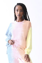 Neil Sweatshirt- Honeysuckle/Rosewater/Blue