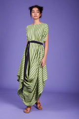 Cowl Dress- Green