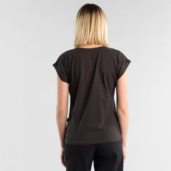T-shirt Visby Flowers Charcoal