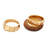 Fuliwa Teak Stacking Ring