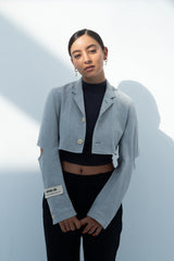 Elbow Slit Blazer 06