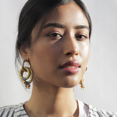 Gravity Gold Earrings