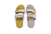 Ikaria Sandals - Beige/Mustard