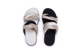 Ikaria Sandals - Black/White