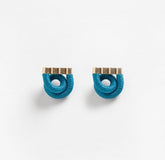 Hermes Earrings - Teal
