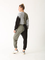 Crawford Sweatshirt - Onyx / Verde