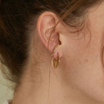 Meta Huggie studs Meta Huggie studs