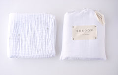 Baby Blanket Silver Dots