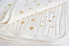 Baby Blanket Gold Stars
