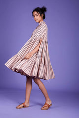 Cape Dress- Pink