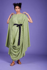 Cowl Dress- Green