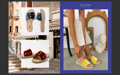 Artisanal Espadrille Slipper - Blue