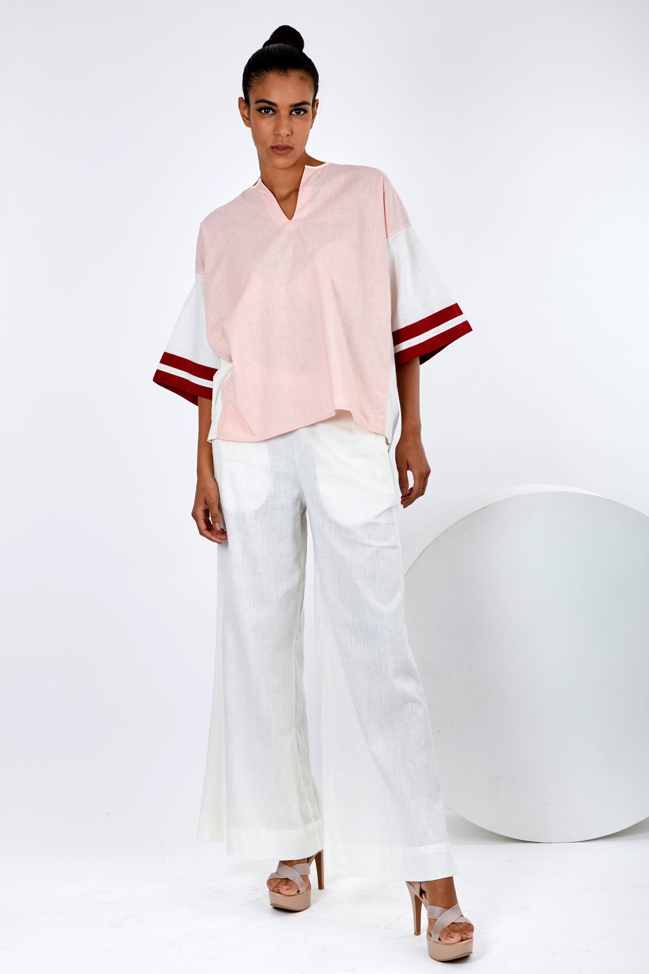 Goro - Panelled Boxy Top