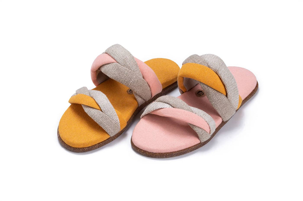 Ikaria Sandals - Pink/Orange