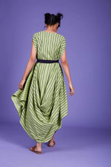 Cowl Dress- Green