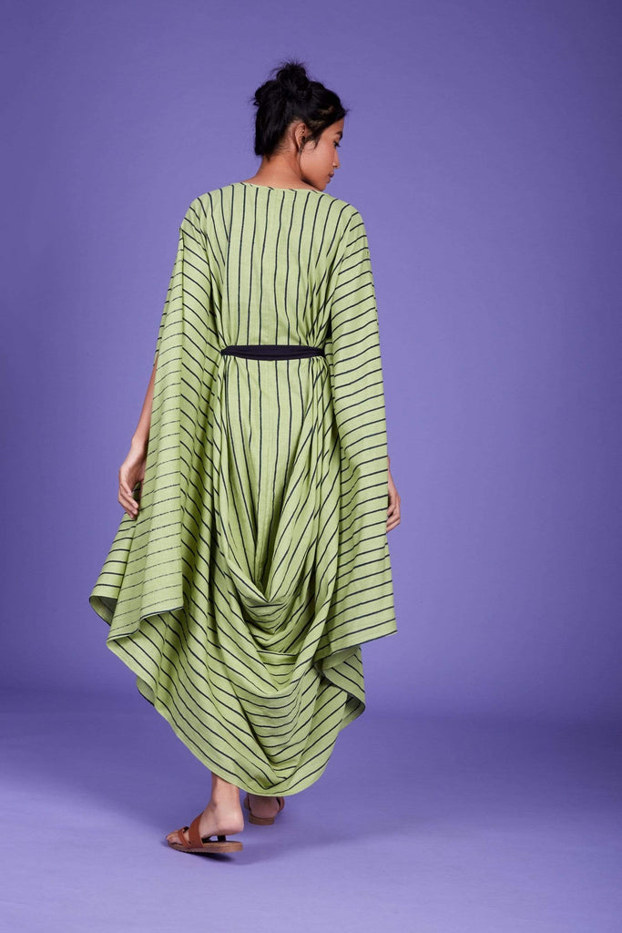 Cowl Dress- Green