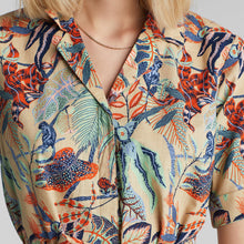 Load image into Gallery viewer, Shirt Dress Silkeborg Jungle Multi Color