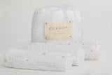Mixed Gold Swaddle (set of 3)