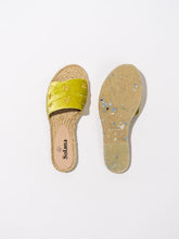 Load image into Gallery viewer, Artisanal Espadrille Slipper - Lime