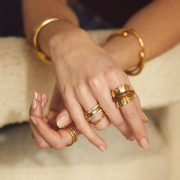 Fuliwa Teak Stacking Ring
