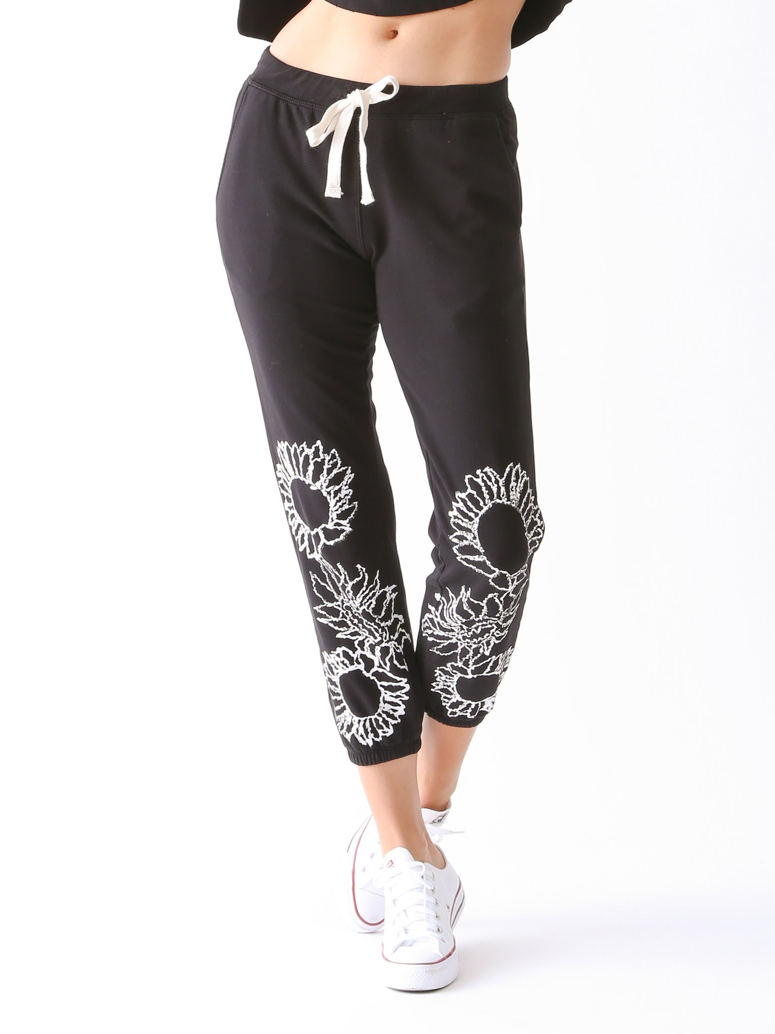 Pacifica 7/8 Jogger - Sunflower Stamp