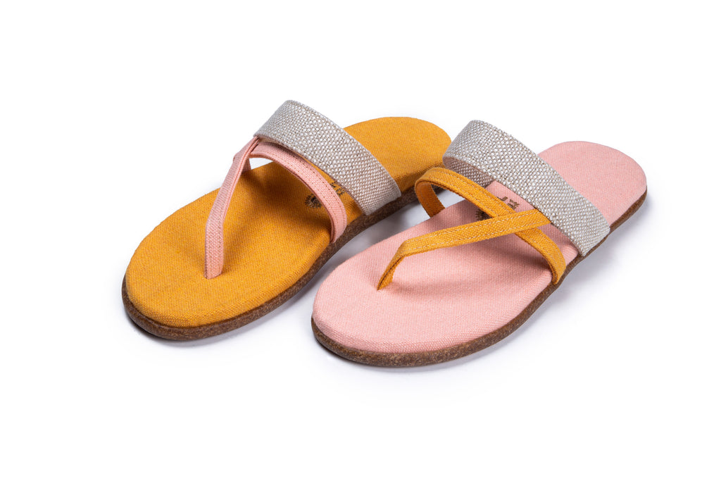 Lesvos Sandals - Pink/Orange