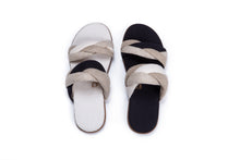 Load image into Gallery viewer, Ikaria Sandals - Black/White