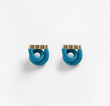 Load image into Gallery viewer, Hermes Earrings - Teal