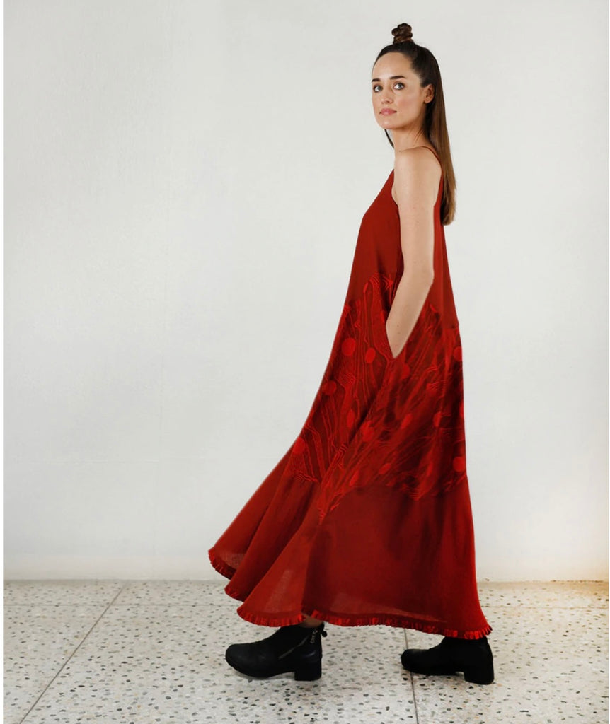 Essential Cherry Red Maxi Dress