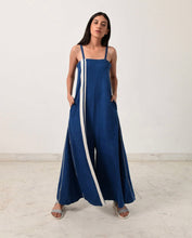 Load image into Gallery viewer, Indigo Strappy Jumpsuit