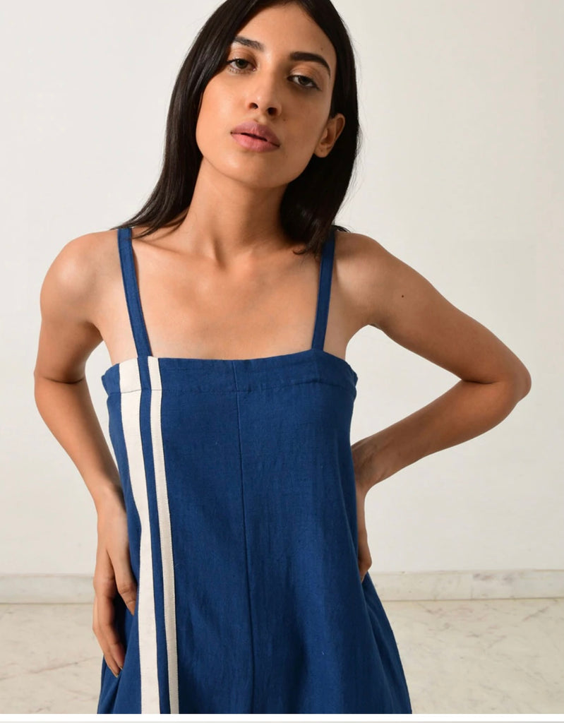 Indigo Strappy Jumpsuit