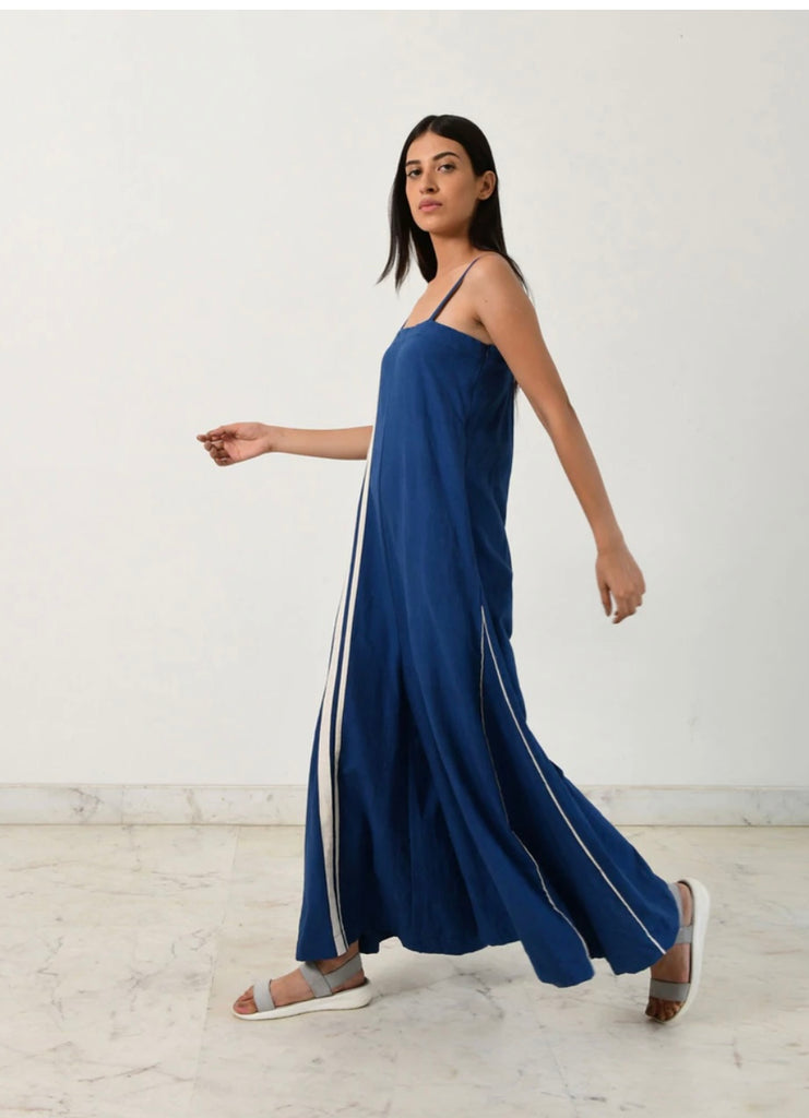 Indigo Strappy Jumpsuit