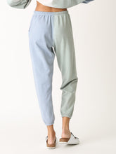 Load image into Gallery viewer, Ester Sweatpant - Block Palm Green/Blue