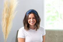Load image into Gallery viewer, Revived Denim Knotted Headband